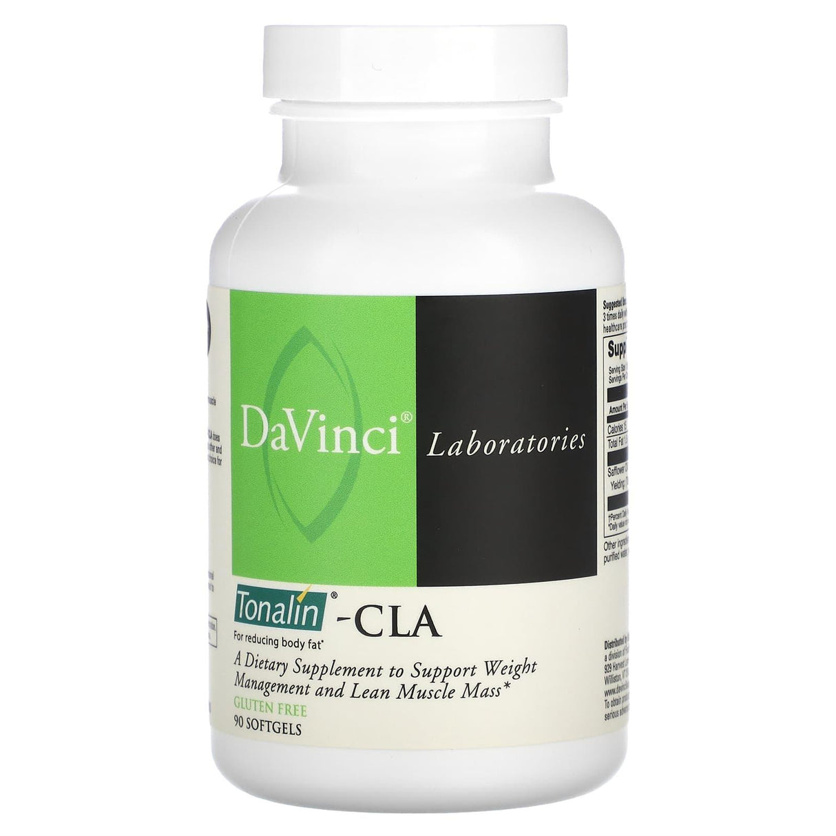 DaVinci Laboratories of Vermont, Tonalin - CLA, 90 Softgels - Supply Center USA