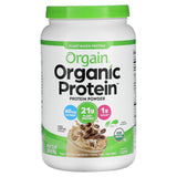 Orgain, Organic Protein Powder, Iced Coffee, 2.03 lbs (920 g) - Supply Center USA