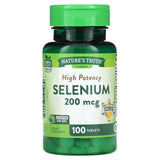 Nature's Truth, High Potency Selenium, 200 mcg, 100 Tablets - Supply Center USA