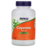 NOW Foods, Cayenne, 500 mg, 100 Veg Capsules - Supply Center USA