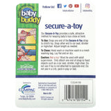 Baby Buddy, Secure-A-Toy, 4+ Months, Pink and Purple, 2 Straps - Supply Center USA