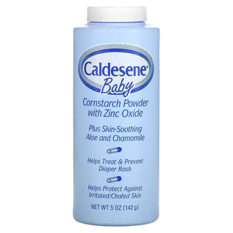 Caldesene, Baby, Cornstarch Powder with Zinc Oxide, 5 oz (142 g) - Supply Center USA