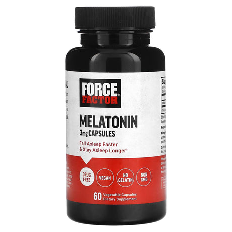 Force Factor, Melatonin, 5 mg, 60 Vegetable Capsules - Supply Center USA