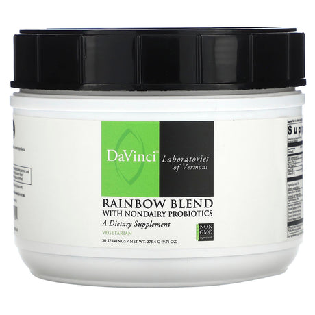 DaVinci Laboratories of Vermont, Rainbow Blend With Non Dairy Probiotics, 9.71 oz (275.4 g) - Supply Center USA