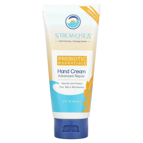 Stream2Sea, Prebiotic Essentials, Hand Cream, Tropical, 3 fl oz (90 ml) - Supply Center USA