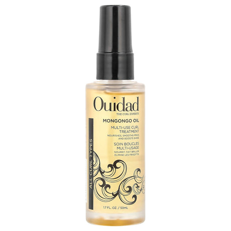 Ouidad, Mongongo Oil Multi-Use Curl Treatment, All Curl Types, 1.7 fl oz (50 ml) - Supply Center USA