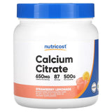 Nutricost, Calcium Citrate, Strawberry Lemonade, 17.6 oz (500 g) - Supply Center USA