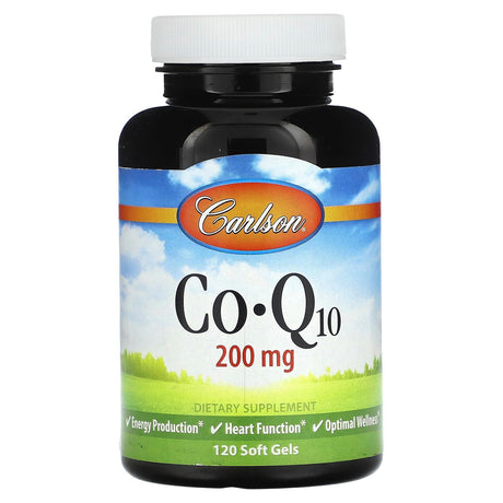 Carlson, Co-Q10, 100 mg, 30 Soft Gels - Supply Center USA