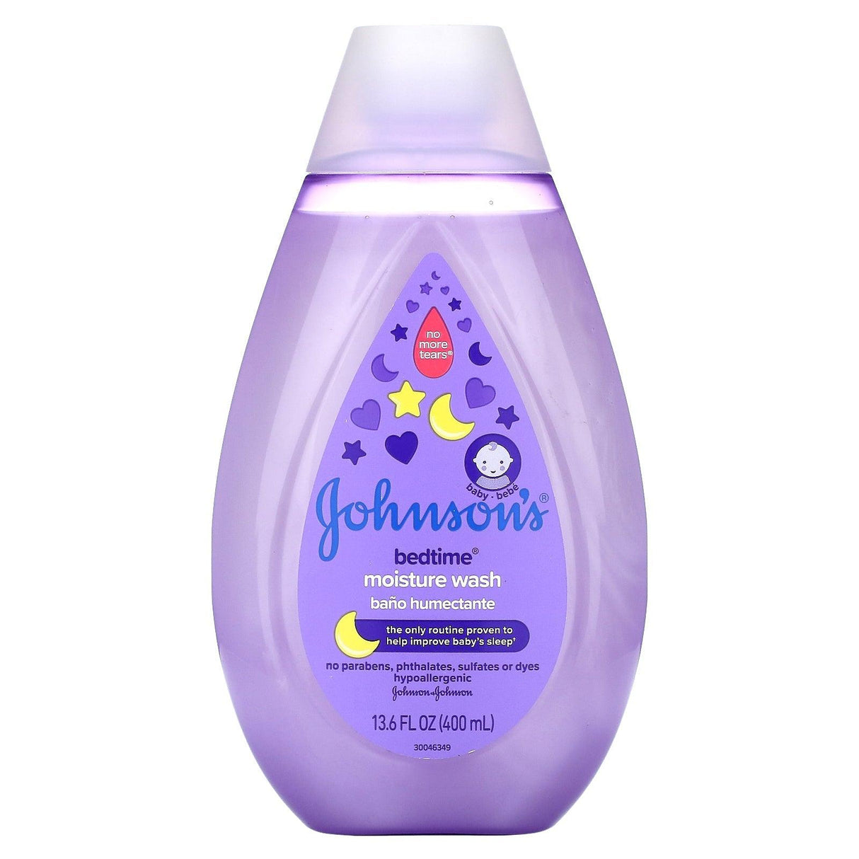 Johnson & Johnson, Bedtime Moisture Wash, 13.6 fl oz (400 ml) - Supply Center USA