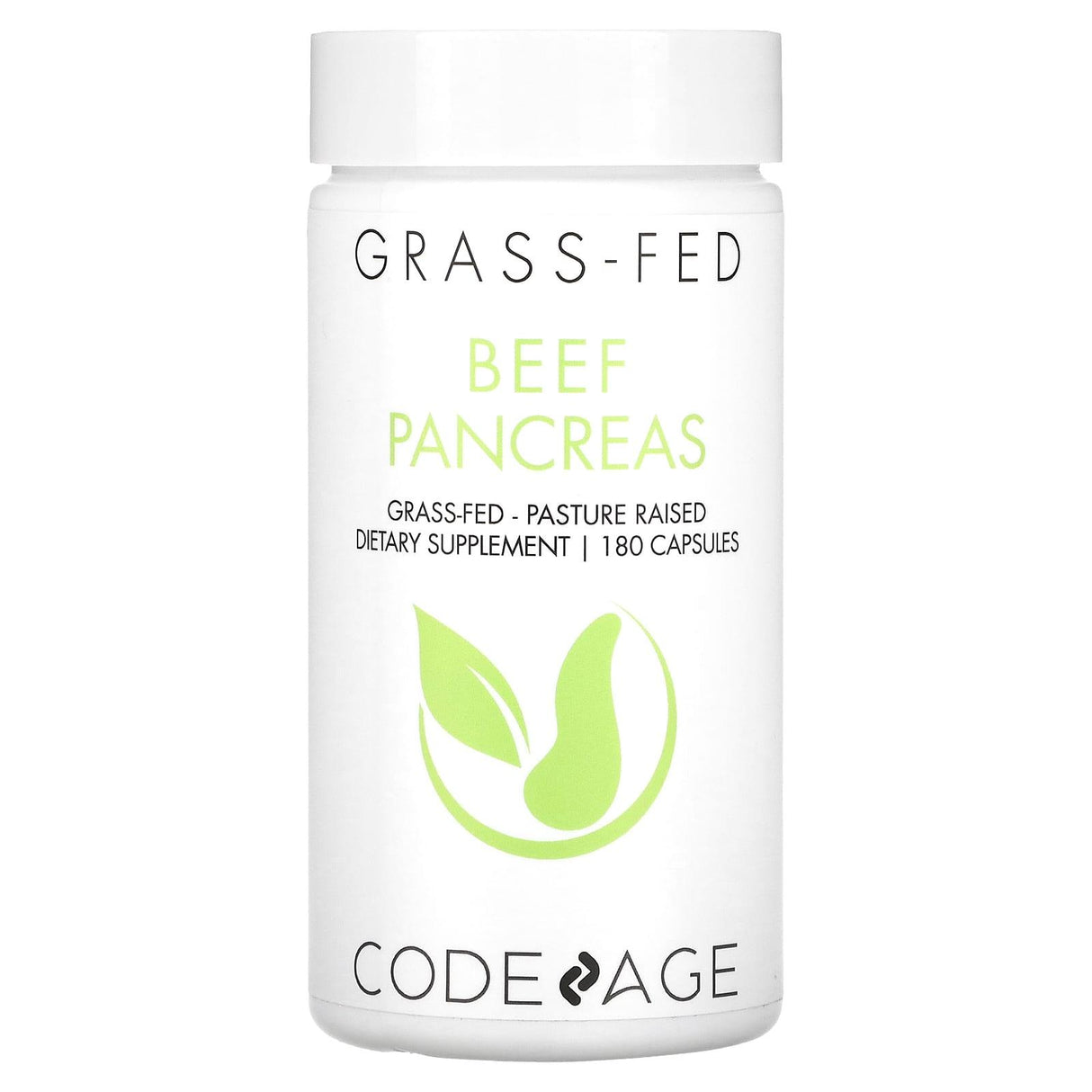 Codeage, Beef Pancreas, Grass-Fed, Pasture Raised, 180 Capsules - Supply Center USA