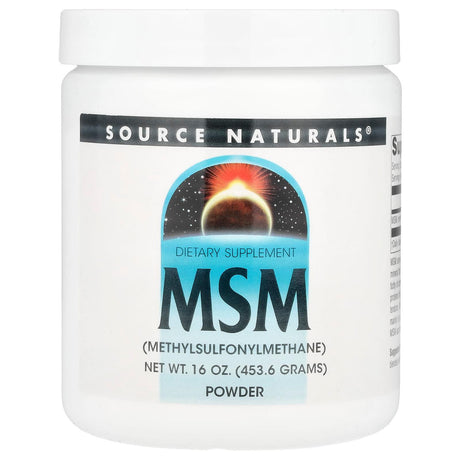 Source Naturals, MSM Powder, 16 oz (453.6 g) - Supply Center USA