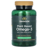 Swanson, Plant Based Omega-3, 120 Liquid Veggie Capsules - Supply Center USA