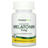 NaturesPlus, Melatonin, 5 mg, 90 Tablets - Supply Center USA