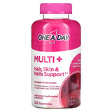 One-A-Day, Multi + Hair, Skin & Nails Support, 120 Gummies - Supply Center USA