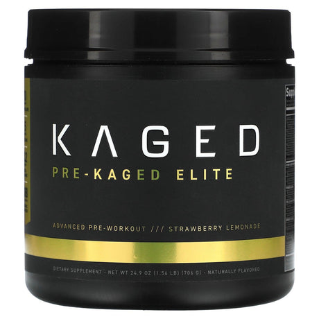 Kaged, PRE-KAGED Elite, Advanced Pre-Workout, Fruit Punch, 1.59 lb (720 g) - Supply Center USA