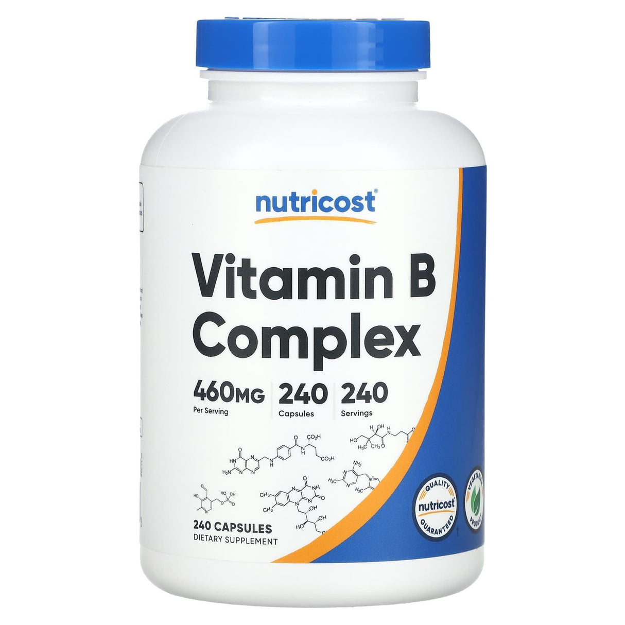 Nutricost, Vitamin B Complex, 240 Capsules - Supply Center USA