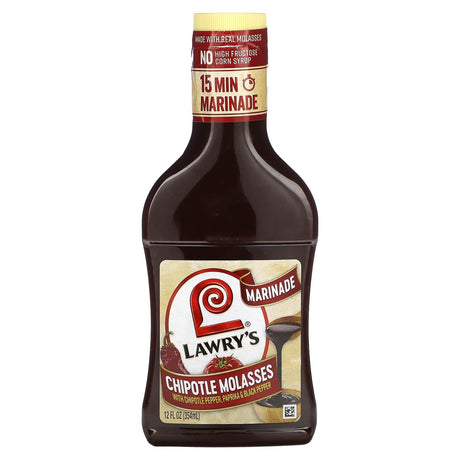 Lawry's, Marinade, Chipotle Molasses With Chipotle Pepper, Paprika & Black Pepper, 12 fl oz (354 ml) - Supply Center USA