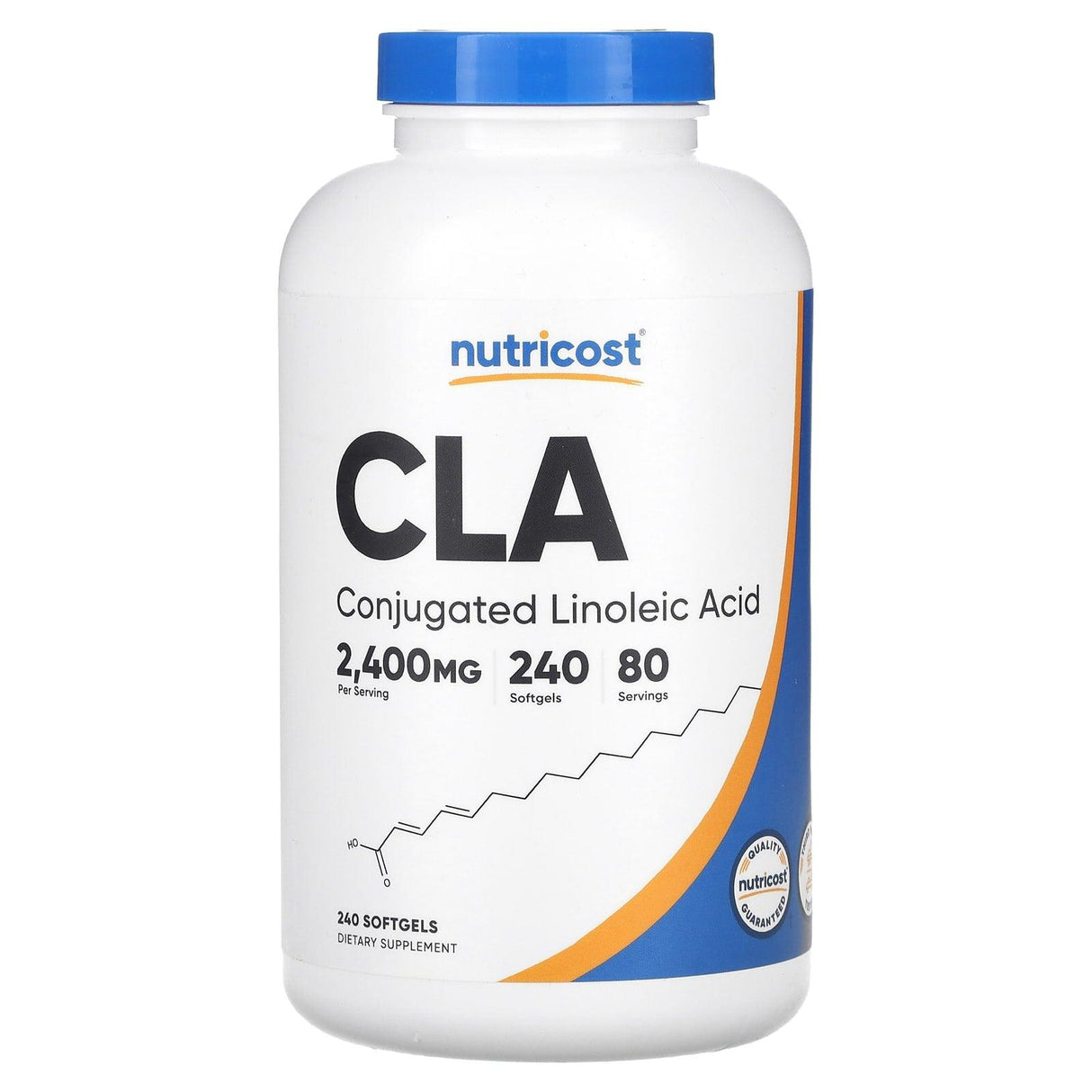 Nutricost, CLA, 800 mg, 240 Softgels - Supply Center USA