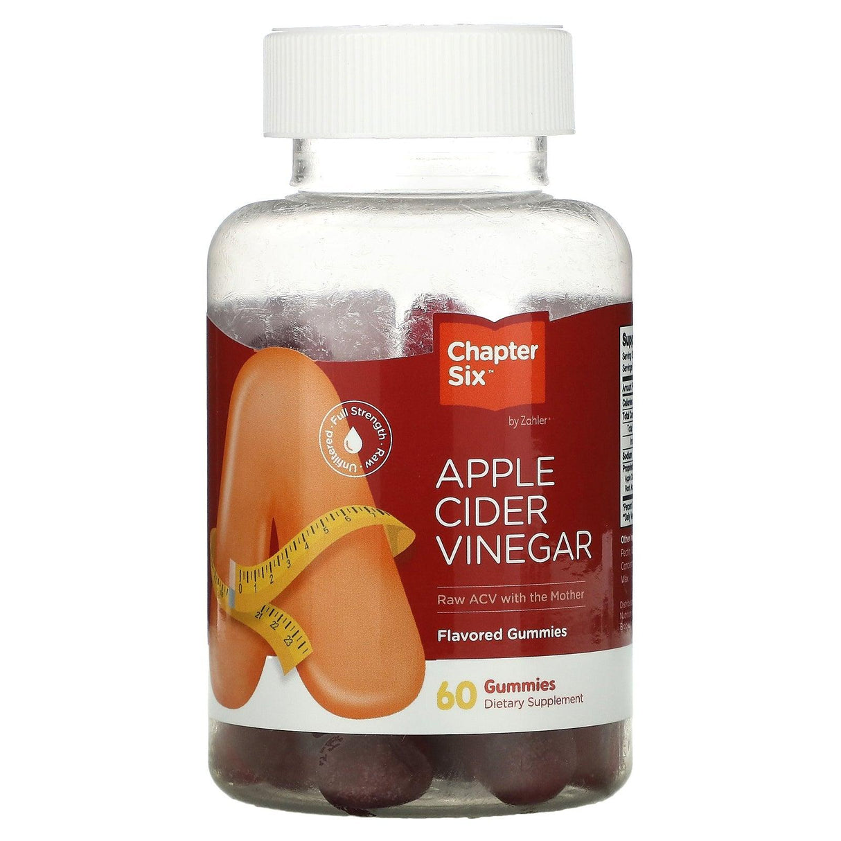 Chapter Six, Apple Cider Vinegar, Flavored, 60 Gummies - Supply Center USA