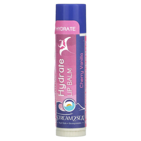 Stream2Sea, Hydrate Lip Balm, Cherry Vanilla, 0.15 oz (4 g) - Supply Center USA