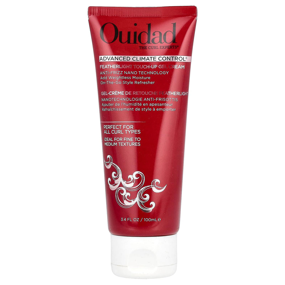 Ouidad, Advance Climate Control®, Featherlight Touch-Up Gel Cream, 3.4 fl oz (100 ml) - Supply Center USA