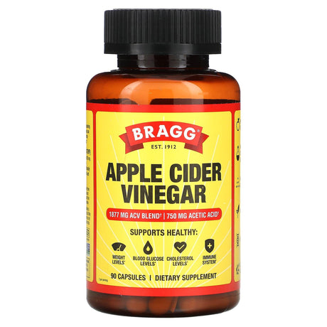 Bragg, Apple Cider Vinegar , 90 Capsules - Supply Center USA