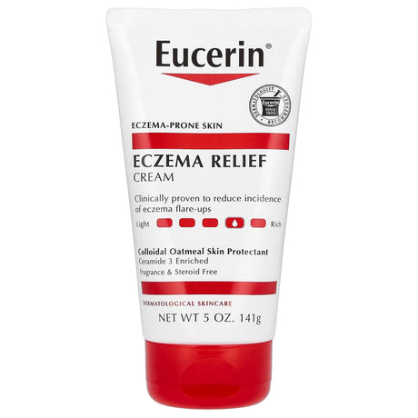 Eucerin, Eczema Relief Cream, Fragrance Free , 5 oz (141 g) - Supply Center USA