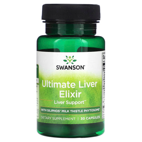 Swanson, Ultimate Liver Elixir with Siliphos Milk Thistle Phytosome, 30 Capsules - Supply Center USA