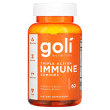 Goli Nutrition, Triple Action Immune Gummies , 60 Pieces - Supply Center USA