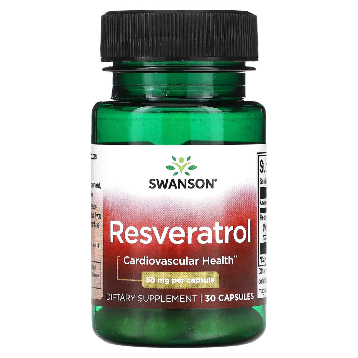 Swanson, Resveratrol, 50 mg, 30 Capsules - Supply Center USA