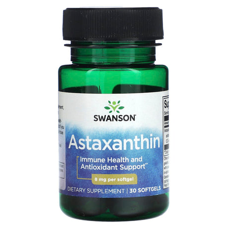 Swanson, Astaxanthin, 8 mg, 30 Softgels - Supply Center USA