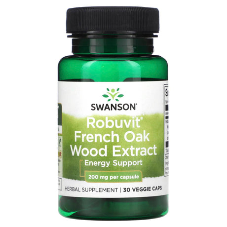 Swanson, Robuvit French Oak Wood Extract, 200 mg, 30 Veggie Caps - Supply Center USA