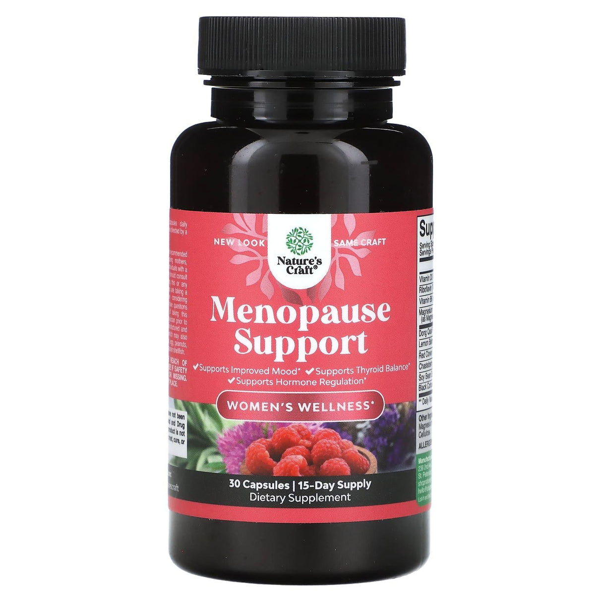 Nature's Craft, Women's Wellness, Menopause Support, 30 Capsules - Supply Center USA