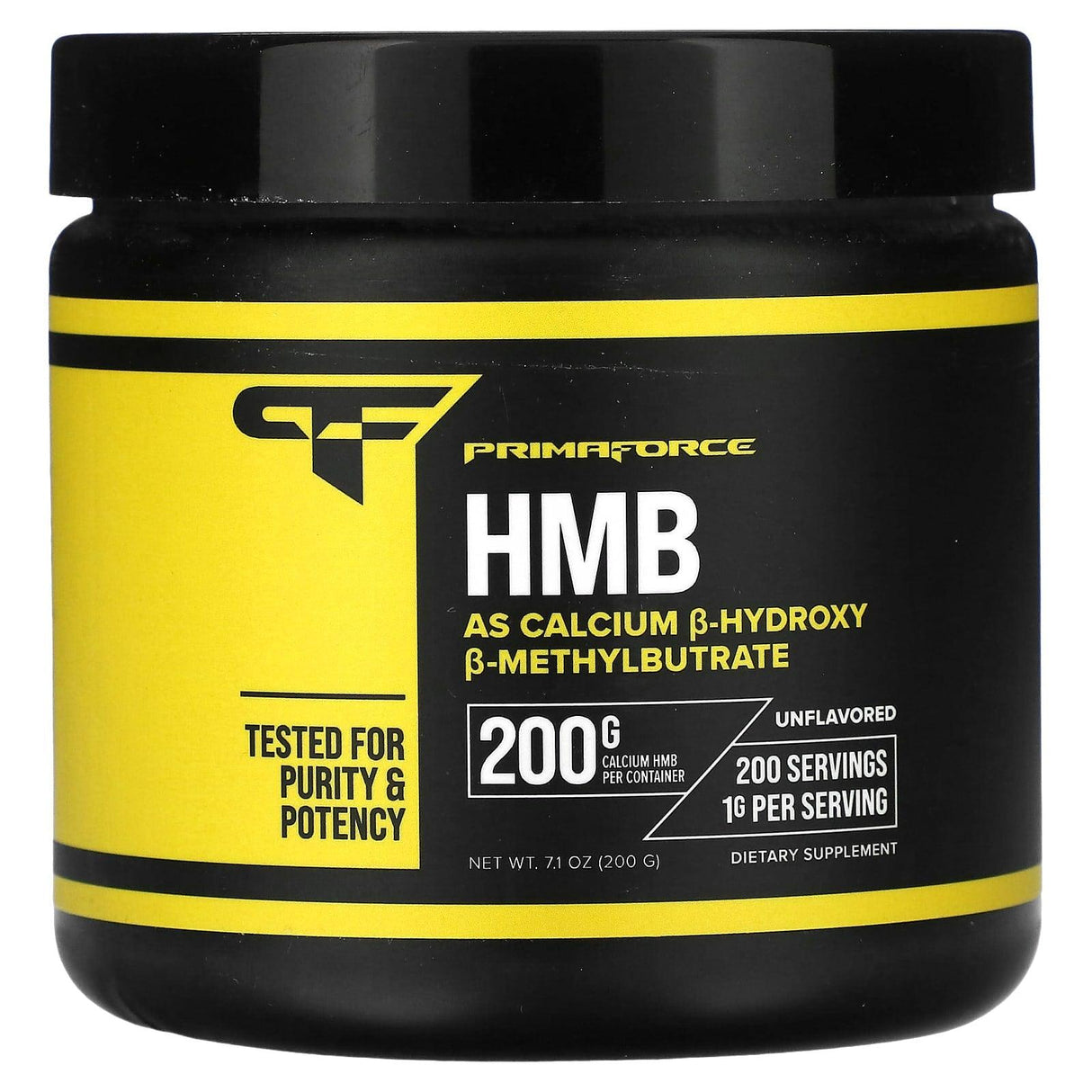 Primaforce, HMB, Calcium β-Hydroxy β-Methylbutyrate, Unflavored, 7.1 oz (200 g) - Supply Center USA