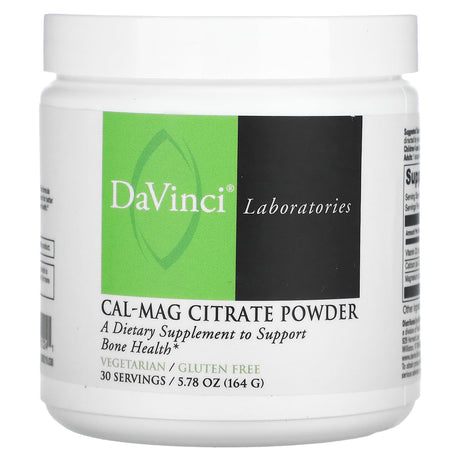 DaVinci Laboratories of Vermont, CAL-MAG Citrate Powder, 5.78 oz (164 g) - Supply Center USA