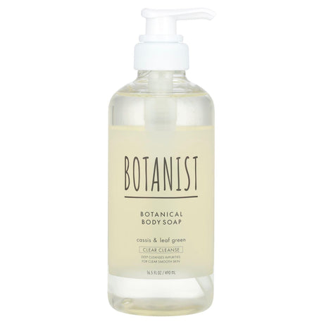 Botanist, Botanical Body Soap, Clear Cleanse, Cassis & Leaf Green , 16.5 fl oz (490 ml) - Supply Center USA