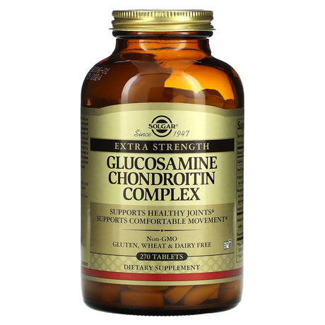 Solgar, Glucosamine Chondroitin Complex, Extra Strength , 270 Tablets - Supply Center USA