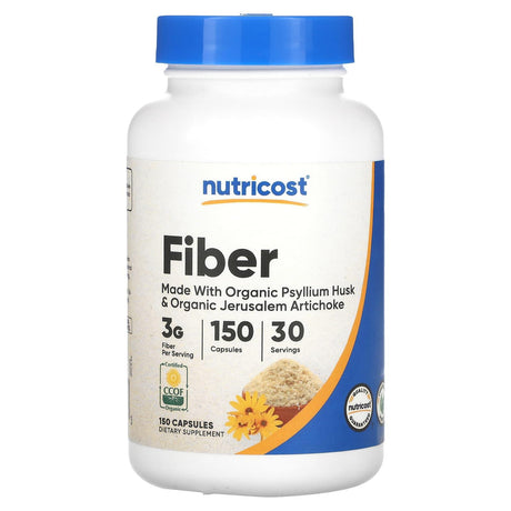 Nutricost, Fiber, 150 Capsules - Supply Center USA