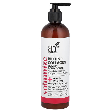 artnaturals, Volumize, Biotin + Collagen, Leave in Conditioner , 12 fl oz (355 ml) - Supply Center USA