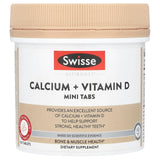 Swisse, Ultiboost®, Calcium + Vitamin D Mini Tabs, 300 Tablets - Supply Center USA