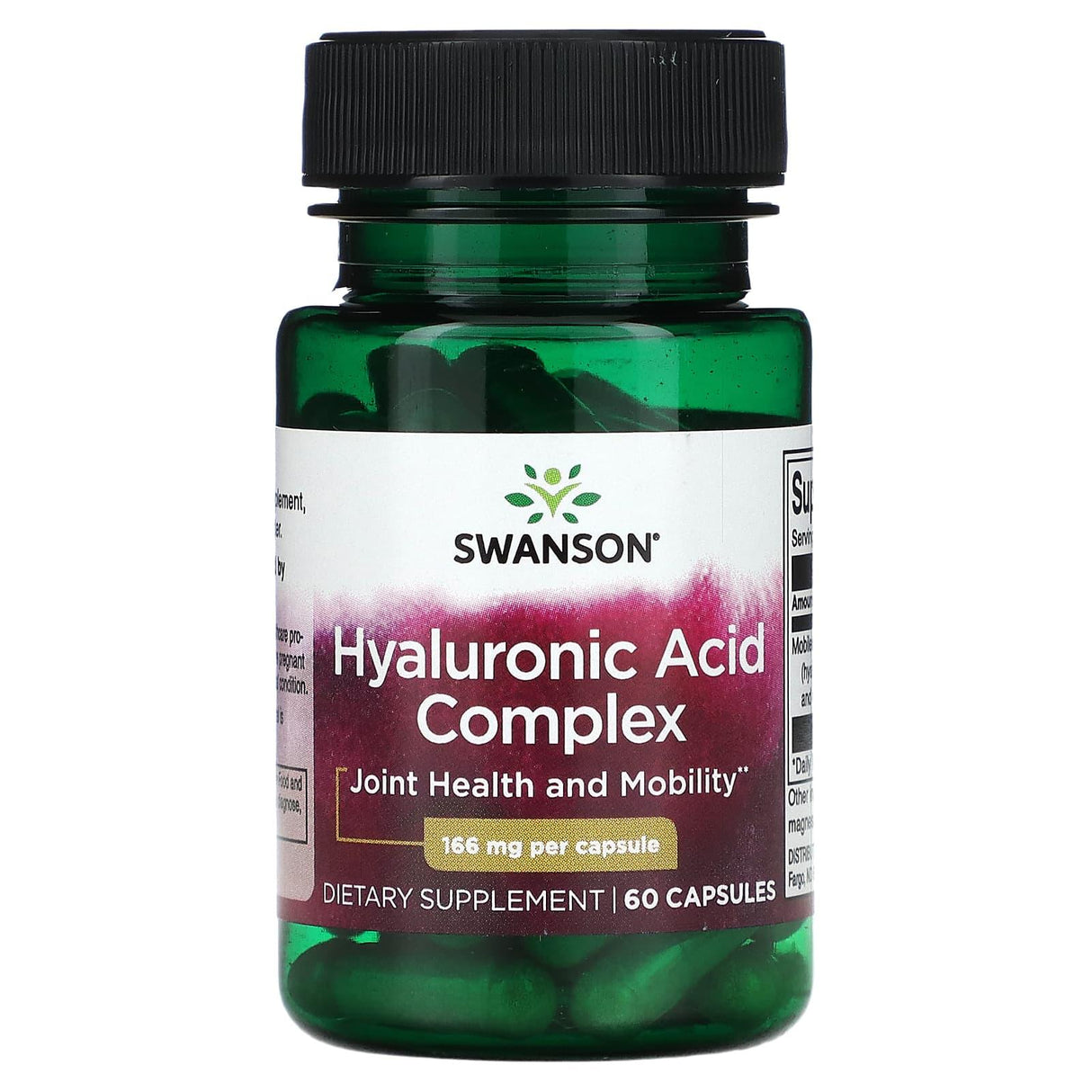 Swanson, Hyaluronic Acid Complex, 33 mg, 60 Capsules - Supply Center USA