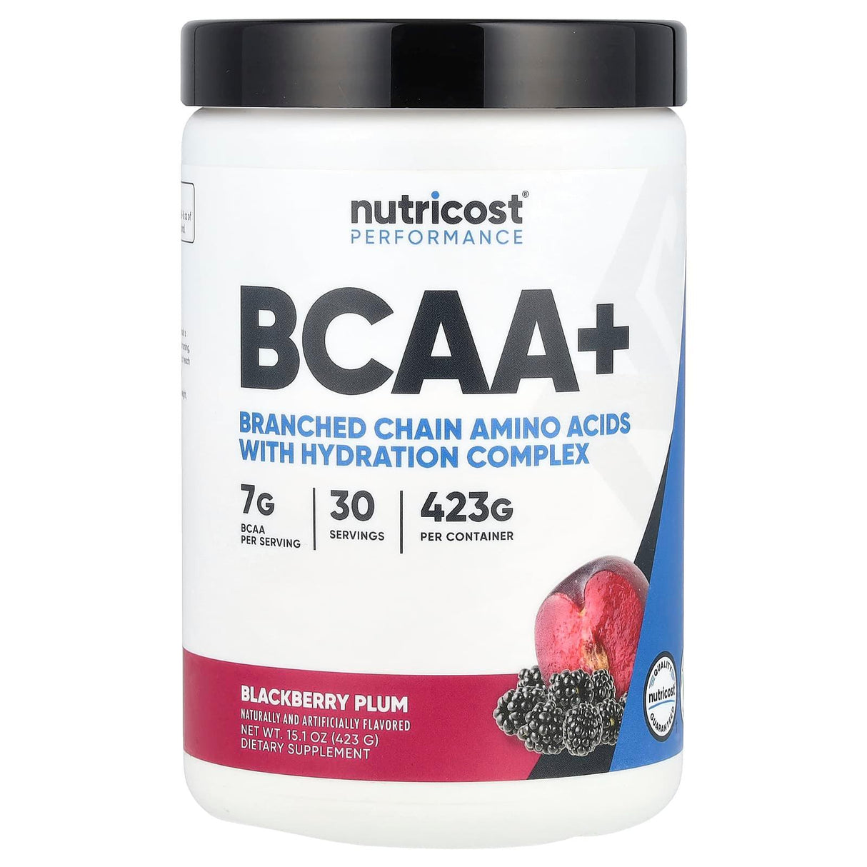 Nutricost, Performance, BCAA+, Blackberry Plum , 15.1 oz (423 g) - Supply Center USA