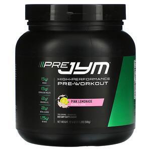 CJYM Supplement Science, Pre JYM, High Performance Pre-Workout, Pink Lemonade, 1.1 lbs (500 g) - Supply Center USA