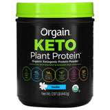 Orgain, Keto, Organic Plant Protein Powder, Chocolate, 0.97 lb (440 g) - Supply Center USA