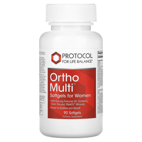 Protocol for Life Balance, Ortho Multi for Women, 90 Softgels - Supply Center USA