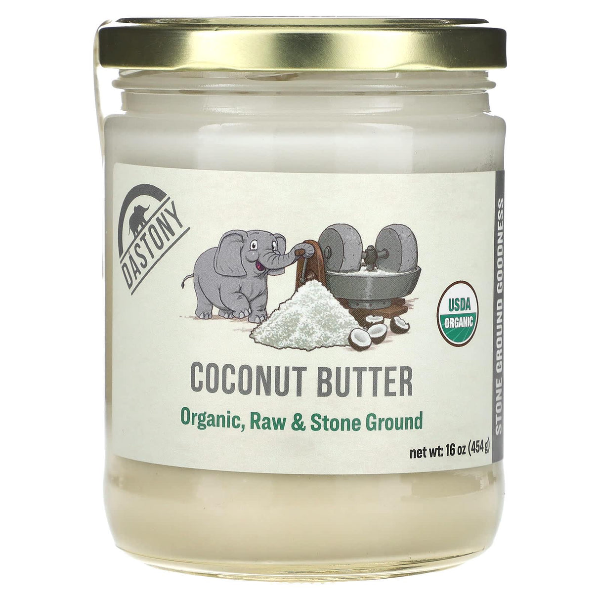 Dastony, Organic Coconut Butter, 16 oz (454 g) - Supply Center USA