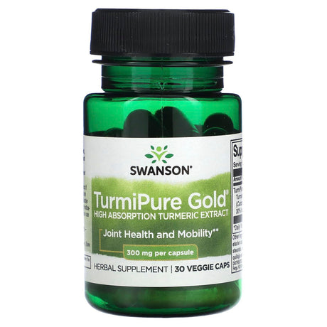 Swanson, TurmiPure Gold, 300 mg, 30 Veggie Caps - Supply Center USA