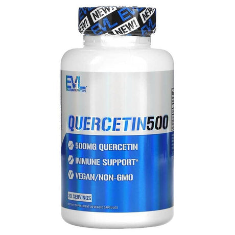 EVLution Nutrition, Quercetin 500, 500 mg, 30 Veggie Capsules - Supply Center USA