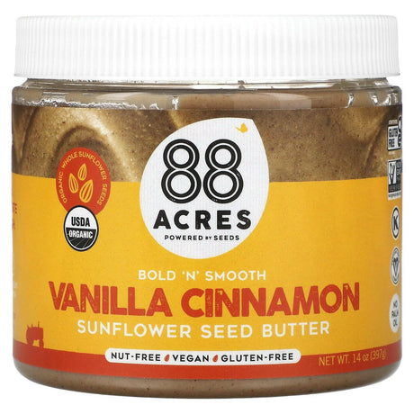 88 Acres, Simple 'N' Smooth, Pumpkin Seed Butter, 14 oz (397 g) - Supply Center USA