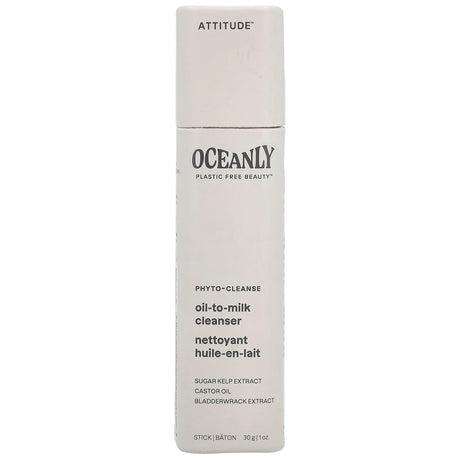 ATTITUDE, Oceanly™, Phyto-Cleanse Oil-To-Milk Cleanser, 1 oz (30 g) - Supply Center USA